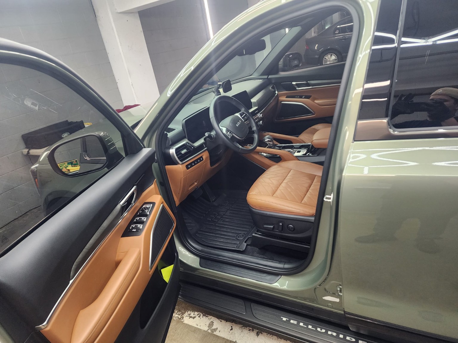 Interior limpio de Kia Telluride